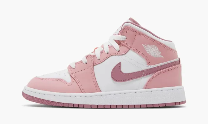 Кроссовки Air Jordan 1 Mid GS «Valentine's Day 2023» розовый
