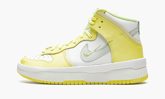 Кроссовки Nike Dunk High Up WMNS «Light Lemon Yellow» желтый