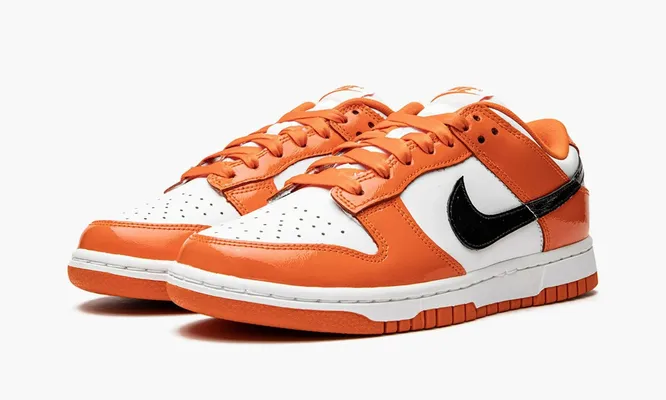 Кроссовки Nike Dunk Low WMNS «Patent Halloween» оранжевый