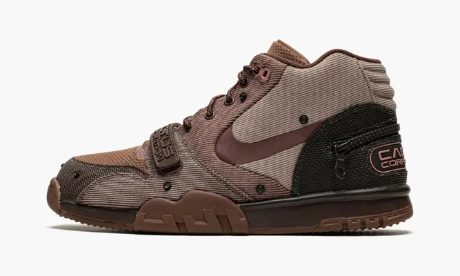 Кроссовки Nike Air Trainer 1 SP «Travis Scott - Wheat / Coriander» коричневый