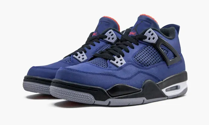 Кроссовки Air Jordan 4 Wntr GS «Winterized Loyal Blue» синий