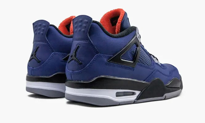 Кроссовки Air Jordan 4 Wntr GS «Winterized Loyal Blue» синий