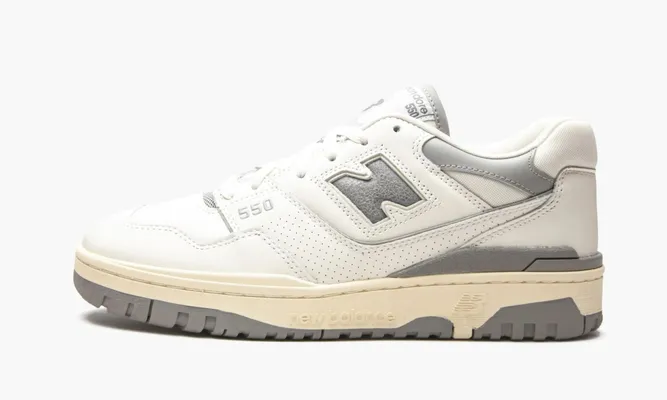 Кроссовки New Balance 550 «Aime Leon Dore - White Grey» белый