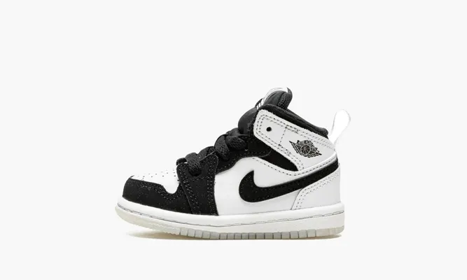 Кроссовки Air Jordan 1 Mid TD «Diamond Shorts» черный