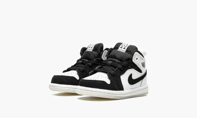 Кроссовки Air Jordan 1 Mid TD «Diamond Shorts» черный