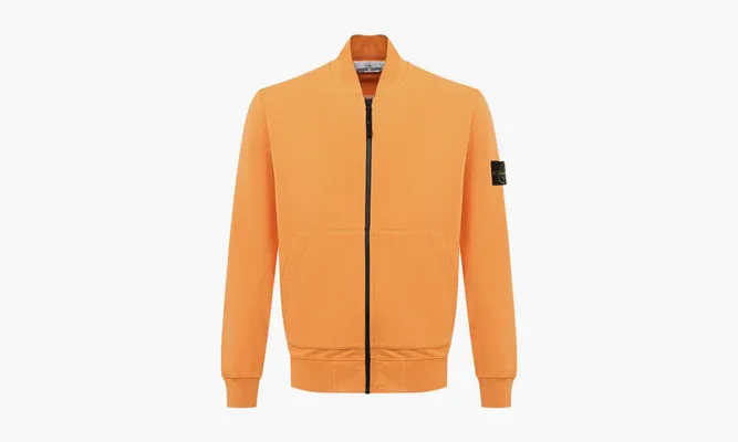 Одежда Stone Island Zip Hoodie «Orange» оранжевый