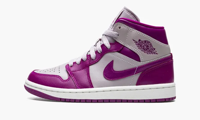 Кроссовки Air Jordan 1 Mid WMNS «Magenta 2022» фиолетовый