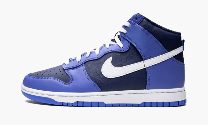 Кроссовки Nike Dunk High «Medium Blue Midnight Navy» синий