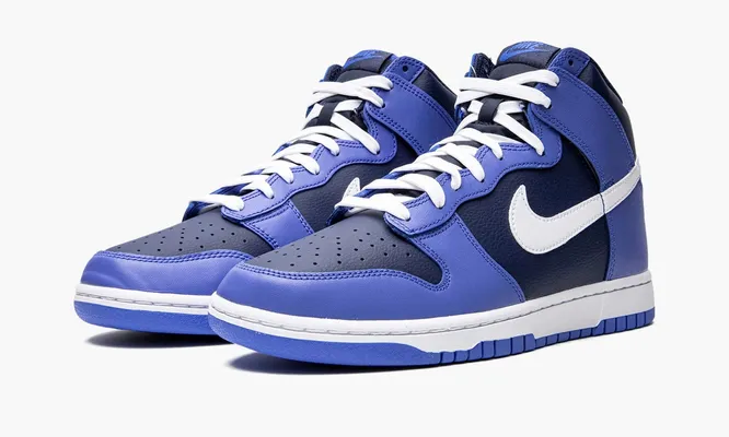 Кроссовки Nike Dunk High «Medium Blue Midnight Navy» синий