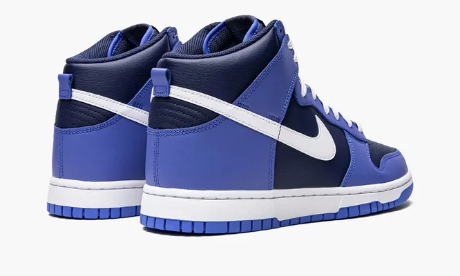 Кроссовки Nike Dunk High «Medium Blue Midnight Navy» синий