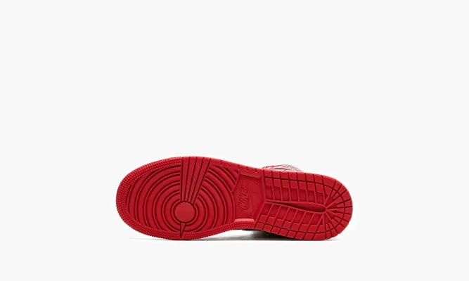 Кроссовки Air Jordan 1 Retro High GS «Patent Bred» черный
