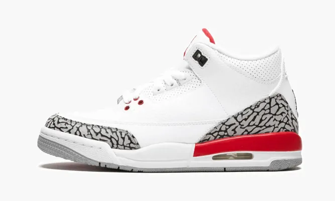 Кроссовки Air Jordan 3 Retro Bg «Katrina» белый