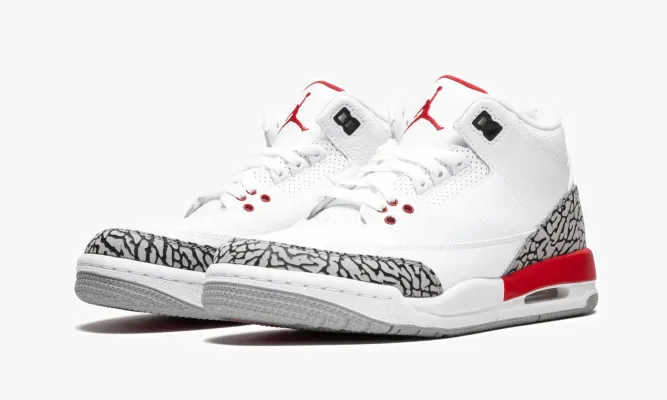 Кроссовки Air Jordan 3 Retro Bg «Katrina» белый