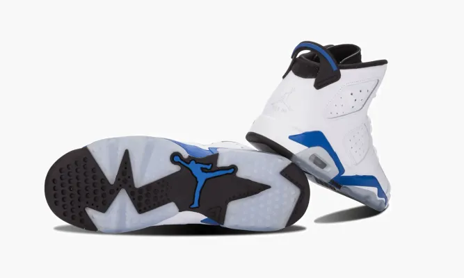 Кроссовки Air Jordan 6 Retro Bg «Sport Blue» белый