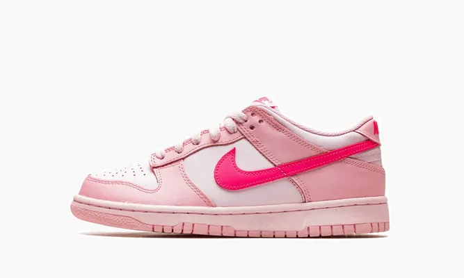Кроссовки Nike Dunk Low GS «Triple Pink» розовый