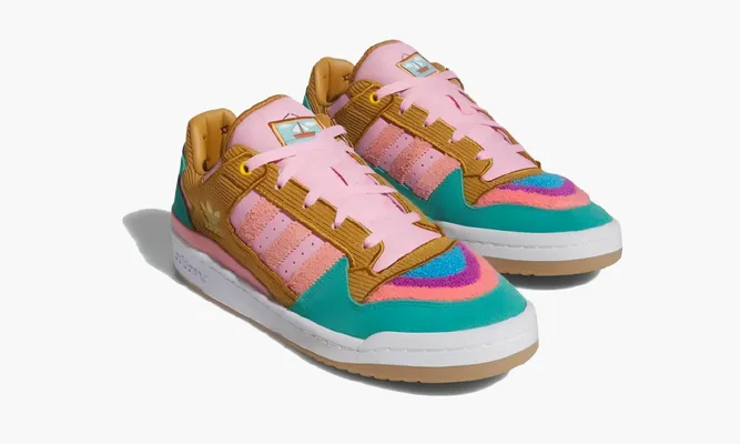 Кроссовки Adidas Forum Low «The Simpsons Living Room» розовый