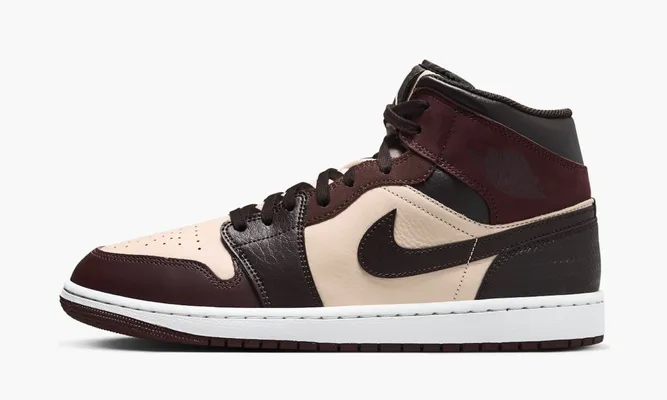 Кроссовки Nike Air Jordan 1 Mid SE «Paris Ymca» коричневый