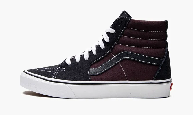 Кроссовки Vans Sk8-hi «2 Tone» черный,бордовый