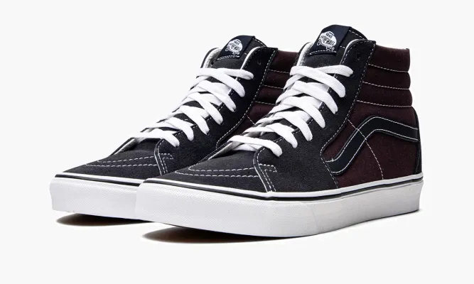 Кроссовки Vans Sk8-hi «2 Tone» черный,бордовый