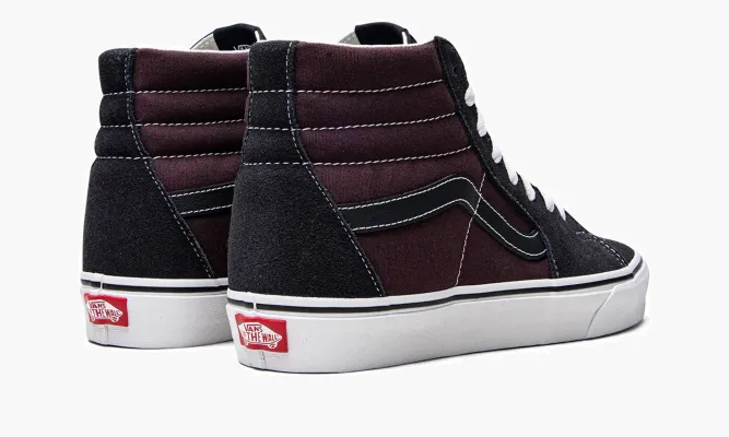 Кроссовки Vans Sk8-hi «2 Tone» черный,бордовый