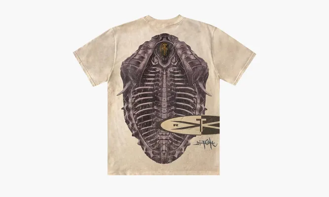 Одежда Cactus Jack by Travis Scott Rib Cage Short-Sleeve Tee «Multicolor» бежевый