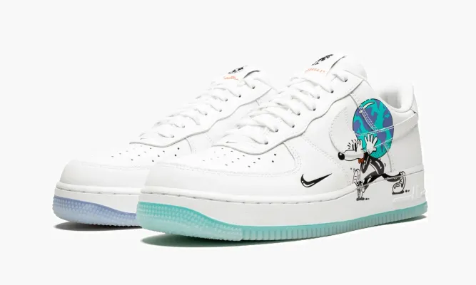 Кроссовки Air Force 1 Flyleather QS «Earth Day» белый