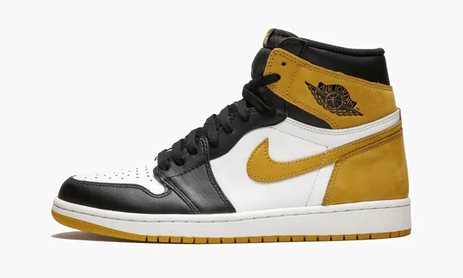 Кроссовки Air Jordan 1 Retro High OG «Yellow Ochre» желтый