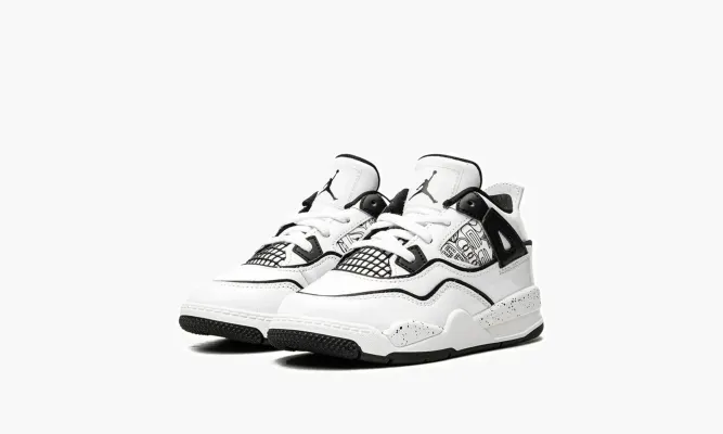 Для самых маленьких Air Jordan 4 Retro TD «Diy» белый