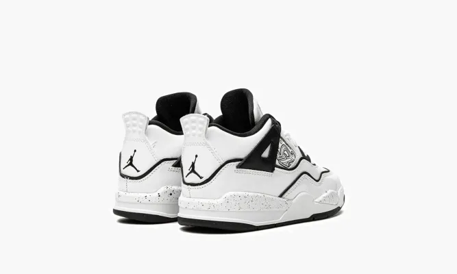 Для самых маленьких Air Jordan 4 Retro TD «Diy» белый