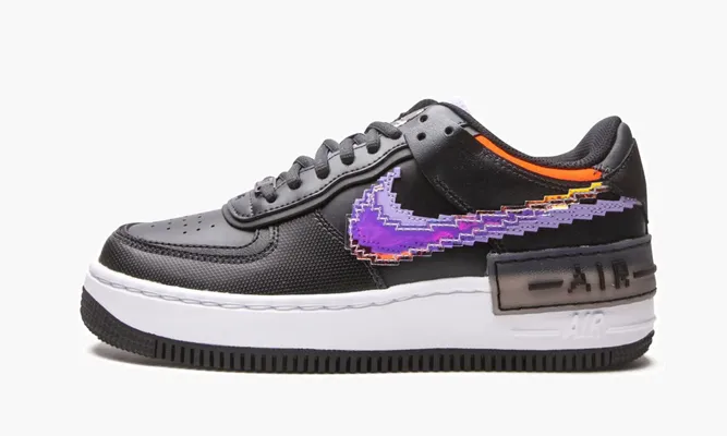 Кроссовки Air Force 1 LO MNS WMNS «Pixel Swoosh» черный