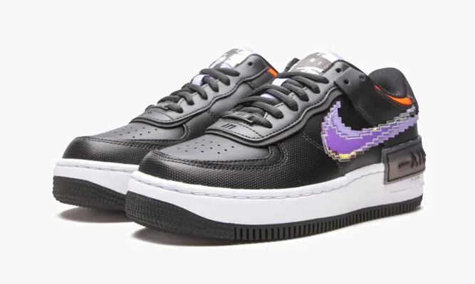 Кроссовки Air Force 1 LO MNS WMNS «Pixel Swoosh» черный