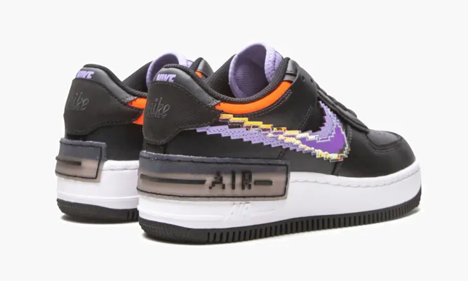 Кроссовки Air Force 1 LO MNS WMNS «Pixel Swoosh» черный