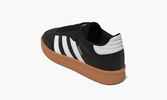 Кроссовки Adidas Samba Xlg «Black White Gum» черный