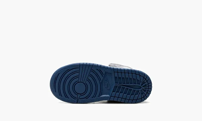 Для самых маленьких Air Jordan 1 Mid TD «True Blue Cement» серый