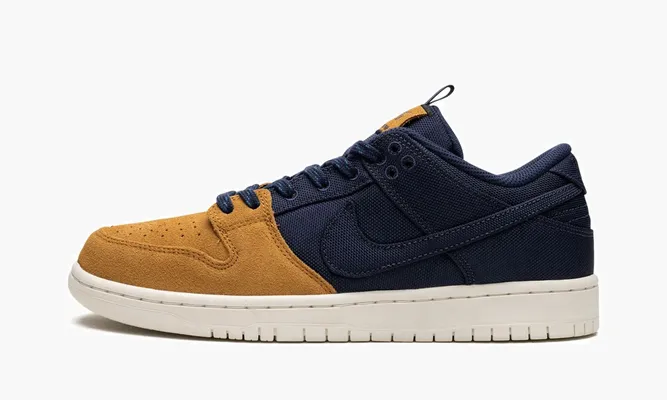 Кроссовки Nike SB Dunk Low «Midnight Navy / Desert Ochre» синий
