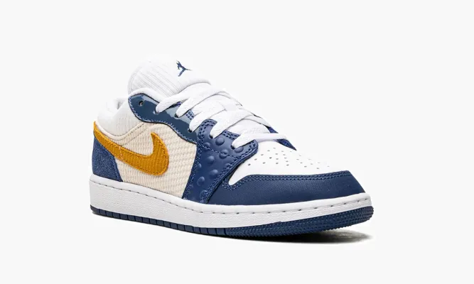 Кроссовки Air Jordan 1 Low GS «Messy Room» синий