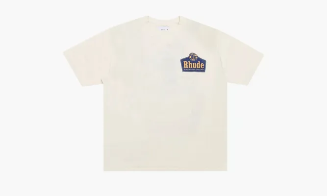 Одежда RHUDE Grand Cru Tee «Vintage White» белый