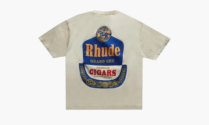 Одежда RHUDE Grand Cru Tee «Vintage White» белый
