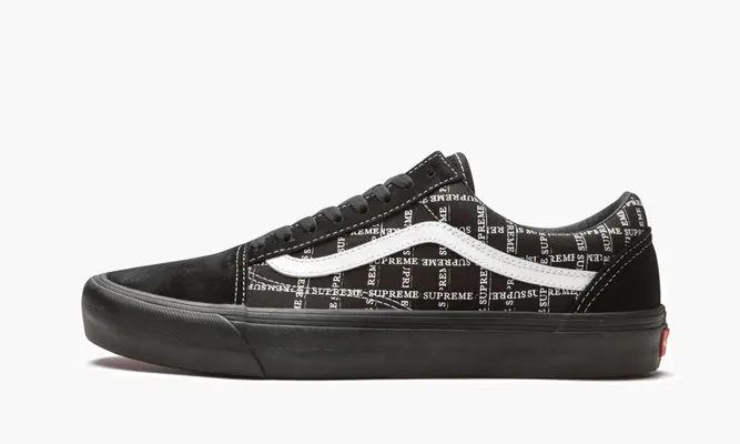 Кроссовки Vans Old Skool Pro «Supreme Grid Black» черный