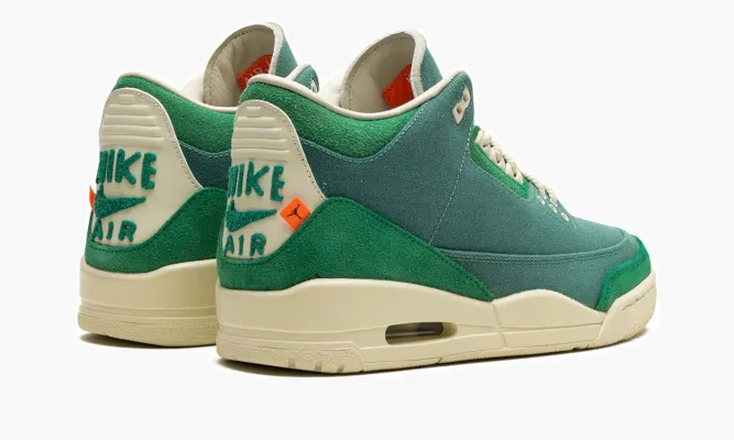 Кроссовки Air Jordan 3 «Nina Chanel Abney - Bicoastal» зеленый