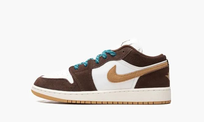 Кроссовки Air Jordan 1 Low GS «Cacao Wow» коричневый