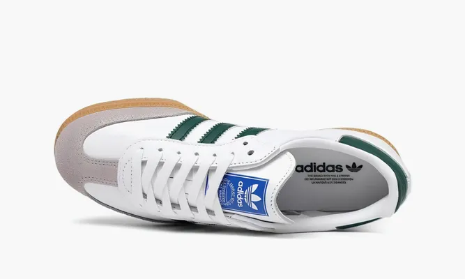 Кроссовки Adidas Samba OG «Collegiate Green» зеленый