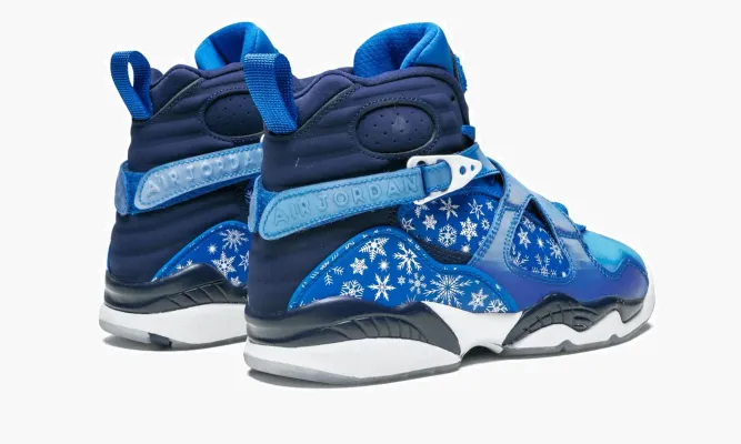 Кроссовки Air Jordan 8 Retro GS «Snowflake» синий