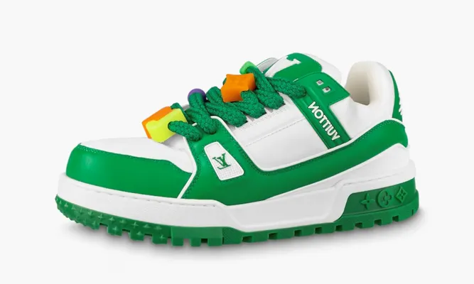 Кроссовки Louis Vuitton Trainer Maxi «Green» зеленый