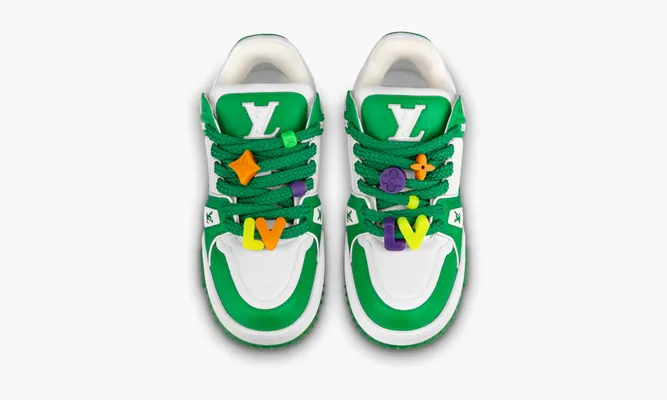 Кроссовки Louis Vuitton Trainer Maxi «Green» зеленый