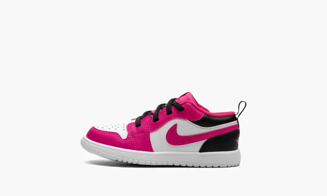 Для самых маленьких Air Jordan 1 Low TD «Fierce Pink» черный
