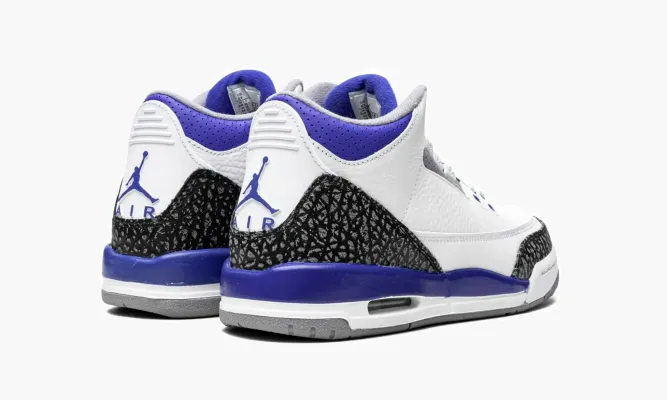 Кроссовки Air Jordan 3 GS «Racer Blue» белый
