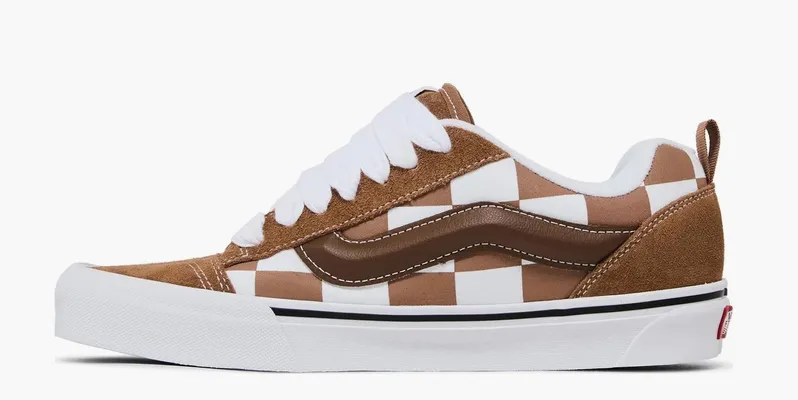 Кроссовки Vans Knu-Skool 'Mega Check Brown' коричневый