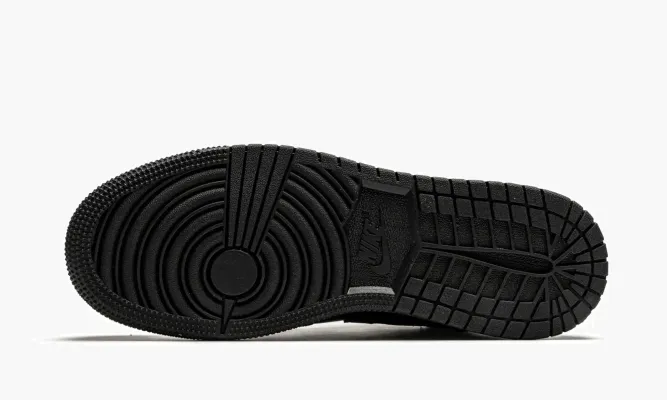 Кроссовки Air Jordan 1 Mid GS «Triple Black» черный