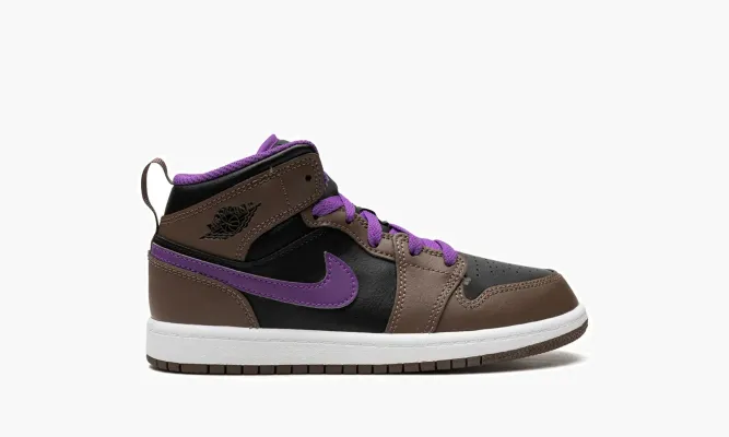 Для самых маленьких Air Jordan 1 Mid PS «Palomino» черный